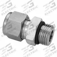 HAM-LET Compression Fitting Adapter: 3/8 in OD x 9/16 in Pipe Fitting Size, Tube x ORB (MPN 768LOB SS 3/8 X9/16-18). Key specifications — Series: Let-Lok; Compatible Fitting Brands: Parker A-LOK; Brand: HAM-LET; Fitting Size: 3/8 in OD x 9/16 in Pipe.