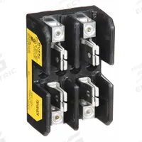 BUSSMANN Fuse Block: Open Block Design, 2 Pole, 300 V AC, Box Lug, Non-Indicating (MPN T30100-2CR). Key specifications — Brand: BUSSMANN.