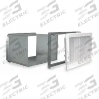 DAYTON Duct Kit: Surface, For 2YV14, 9-3/4 in x 13-3/4 in, Fits 1.8/3.6 kW/2.4/4.8 kW kW, White (MPN 2YV15). Key specifications — Color: White; Mounting Type: Surface; Product Type: Duct Kit; For Use With: 2YV14; Includes: Mounting Hardware; Brand: DAYTON; Fits kW: 1.8/3.6 kW; Outside Dimensions - H x W: 9-3/4 in x 13-3/4 in.