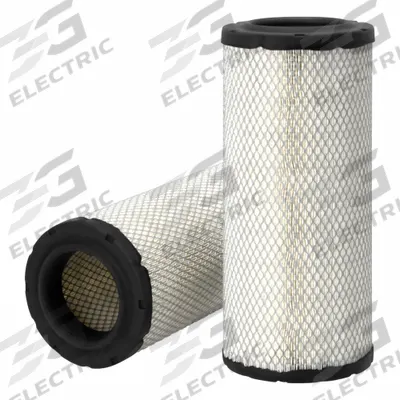 FLEETGUARD Automotive Air Filter: Round-Oval, Engine, Radial Seal, 5 19/32 in Outside Dia - Round/Oval Engine Air Filters