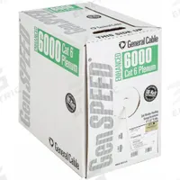 GENSPEED Category Cable: 1,000 ft Cable Lg, 23 AWG, Plenum, White, PVC, Enhanced, 7131901, 6, Solid. Key specifications — Conductor Gauge: 23 AWG; Jacket Material: PVC; Brand: GENSPEED; Pairs Separation: Enhanced.