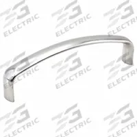 SUGATSUNE Pull Handle: Threaded Holes, Stainless Steel, Silver, #6-32 Screw Size, 0.197 in (MPN KC-R640/M). Key specifications — Brand: SUGATSUNE; Projection Type: Non-Recessed; Material: Stainless Steel; Finish: Mirror; Color: Silver; Folding Type: Fixed; Mounting Type: Threaded Holes; Screw Size: #6-32.
