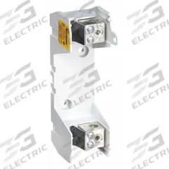 BUSSMANN Fuse Block: Open Block Design, 1 Pole, 250 V AC, Box Lug, Non-Indicating (MPN HM25100-1CR). Key specifications — attr233046: BUSSMANN.