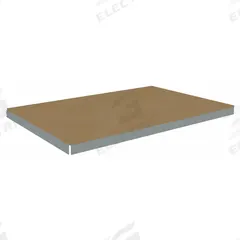 TENNSCO Shelf: 72 in x 48 in, 1,750 lb Load Capacity, Particleboard, Gray, Shelf (MPN ZLES-7248D). Key specifications — Decking Material: Particleboard; Includes: (2) Front to Back Deck Supports; Decking Finish: Unfinished; Shelf Configuration: Single Straight; Color: Gray; Frame Material: Steel; Brand: TENNSCO; Frame Finish: Zinc Plated.
