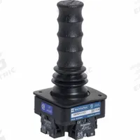 SCHNEIDER ELECTRIC Joystick Operators: Vertical and Horizontal Operation, 2 Positions, 4NO/NC (MPN XDPC5555C4). Key specifications — Bezel Material: Plastic; Contact Form: 4NO/NC; Switch Action: Momentary; Series: XK; Brand: SCHNEIDER; Number of Positions: 2 + Center Off.