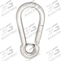 LUCKY LINE PRODUCTS Interlocking Snap: 1 Snaps, 880 lb Working Load Limit, Solid Gate (MPN 4FCP4). Key specifications — Application Restrictions: Not For Lifting; Brand: LUCKY LINE PRODUCTS; Opening Type: Solid Gate.