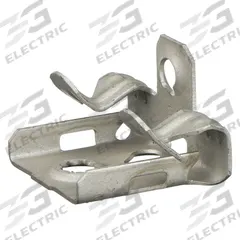 Hammer-On Beam Clamp: Steel, 1/8 in to 1/4 in, 1/4"-20 Thread Size, 25 lb Load Capacity (MPN M24). Key specifications — Beam Flange Thickness: 1/8 in to 1/4 in; Compatible Pipe Size: 1/4 in; Load Capacity: 25 lb; Material: Steel; Finish: Corrosion Resistant Coated; Color: Silver; Thread Size: 1/4"-20; Mounting Orientation: Bottom Mount.