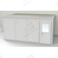 PORTA-FAB Modular In-Plant Office: 16 ft x 10 ft x 8 ft, 3 Walls, Vinyl-Covered Drywall, Gray (MPN GV1016G-3). Key specifications — Brand: PORTA-FAB; Sound Transmission Coefficient: STC 31; Frame Material: Steel.