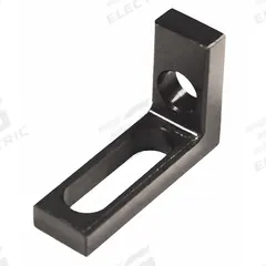 BUILDPRO Right Angle Bracket: 1.6 in Lg, 3.6 in Wd, 1.2 in Ht, 2.6 in Slot, 1 Holes (MPN T50304). Key specifications — Brand: BUILDPRO; Manufacturer Part Number: T50304; Slot Length: 2.6 in; Number of Holes: 1.