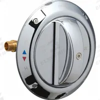 CHICAGO FAUCETS Shower Valve: Brass, Ligature-Resistant, 8 in Overall Dp, 8 in Overall Ht (MPN 1920-VOCLRCP). Key specifications — Connection Type: NPT; Material: Brass.