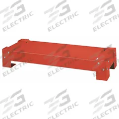 DURHAM MFG Base for Bin Storage Unit: 33 3/4 in Overall Wd, 12 1/2 in Overall Dp, Steel, Red (MPN 364-17). Key specifications — Color: Red; Brand: DURHAM MFG; Product Type: Base; Material: Steel.
