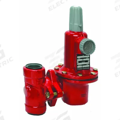 FISHER LPG Pressure Regulator: Lever-Acting Gas, 10,773,000 BtuH Gas Capacity, Iron - Lever-Acting Gas Pressure Regulators