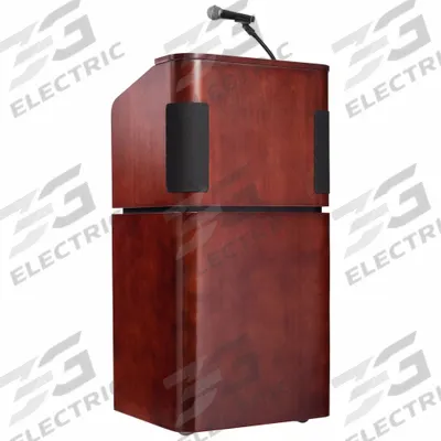 OKLAHOMA SOUND Sound Lectern: Mahogany - Sound Lecterns