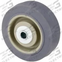 APPROVED VENDOR Caster Wheel: 3 1/2 in Wheel Dia., 1 3/8 in Wheel Wd, Rubber, 250 lb Load Rating (MPN P-PRP-035X013/050D). Key specifications — Wheel Core Material: Plastic; Wheel/Tread Color: Gray; Brand: APPROVED VENDOR.