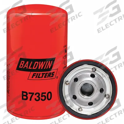 BALDWIN FILTERS Oil Filter: B7350, LF17556, M22-1.50 Thread Size, 6 11/16 in Overall Ht - Spin-On Oil Filters