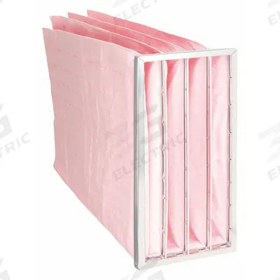 GRAINGER Pocket Air Filter: 24 in x 12 in x 29 in, MERV 13, Pink, Synthetic - MERV 13 Pocket Air Filters