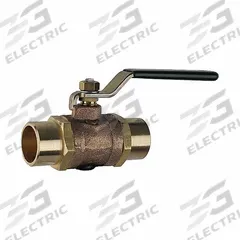 MILWAUKEE VALVE Butterfly Disc Valve: 3/8 in Pipe Size, Solder, 175 psi Max. Pressure (CWP), Bronze (MPN BB2-350-3/8). Key specifications — Brand: MILWAUKEE VALVE; Handle Type: Lever.