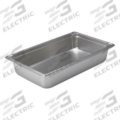 VOLLRATH Transport Steam Table Pan: Full Size, Rectangular, 20 ga Gauge - Steam Table Pans