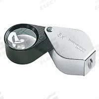 ESCHENBACH OPTIK GMBH Metal Precision Folding Magnifier: 12X, 0.8 in Focal Distance, 23 mm Lens Dia (MPN 1176-12). Key specifications — attr1183285: 0.8 in; attr1183286: 23 mm; attr1183287: 48D; attr1183296: ESCHENBACH OPTIK GMBH; attr1183291: Metal Precision Folding Magnifier.