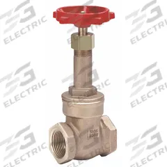 MILWAUKEE VALVE Gate Valve: 3/8 in, Bronze, Rising, FNPT x FNPT, 200 psi Max. Pressure (CWP), Wheel (MPN 148-3/8"). Key specifications — Wedge Material: Bronze; Brand: MILWAUKEE VALVE; Bonnet Material: Bronze.