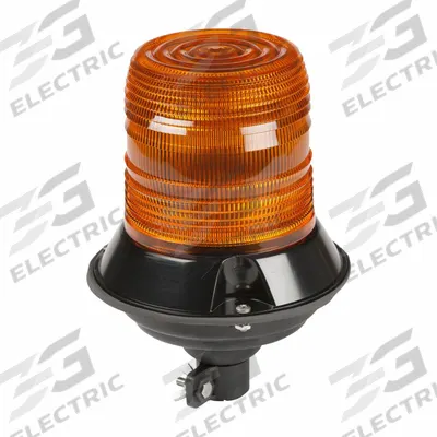 GROTE Flashing Beacon: Flashing Beacon, Amber, 6 5/8 in Overall Wd, 9 1/8 in Overall Ht - Vehicle Flashing Beacons