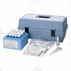 HACH Water Quality Test Kit: Glycol, 0 Greater Than 150 mg/L/Presence or Absence of Gylcol, 150 mg/L (MPN 2186400). Key specifications — Includes: Carrying Case; Range: Presence or Absence of Gylcol; Sensitivity: 150 mg/L; Test Parameters: Glycol.