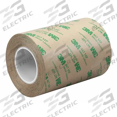 3M Transfer Tape: 6 in Wd, 5 yd Lg, 2.3 mil Thick, Polycoated Kraft Paper - General Purpose Adhesive Transfer Tape