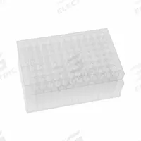 MTC BIO Well Plate: Sterile, 96 Wells, 1.6 mL, 8.5 mm Dia, RNase/DNase Free, Round, Polystyrene (MPN DP2MUR-9-NS). Key specifications — Brand: MTC BIO; Body Color: Colorless; RNase/DNase Free: Yes; Well Shape: Round; Material: Polystyrene.