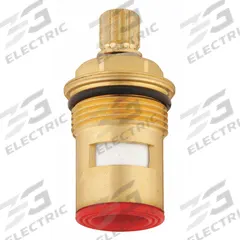 KISSLER Cartridge: For Gerber Ceramic Cartridge Series, Use with Hot Water, Brass, Brass (MPN 86-987). Key specifications — Compatible Series: Gerber Ceramic Cartridge; For Water Temperature: Hot; Compatible Brand: Gerber; Product Type: Cartridge; Includes: (1) Cartridge; Material: Brass.