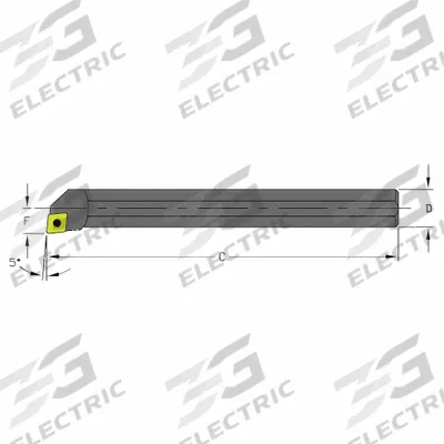 ULTRA-DEX USA Indexable Boring Bar: S10Q SCLCR2 (MPN 957-000-315) - Indexable Boring Bars