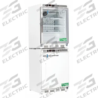 AMERICAN BIOTECH SUPPLY Refrigerator and Freezer: 4.6 cu ft Refrigerator Capacity, 2 Doors - General Purpose Lab Refrigerator-Freezers