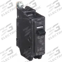 GE Miniature Circuit Breaker: THQB, 30 A, 120/240V AC, Single Phase, 10kA at 120/240V AC, 1 Poles (MPN THQB1130HID). Key specifications — attr195972: 30 A; attr195973: 120/240V AC; attr195974: Single; attr195975: 10kA at 120/240V AC; attr195976: Load Centers.