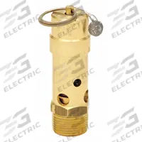 CONTROL DEVICES Air Safety Valve: Soft Seat, 3/4 in (M)NPT Inlet (In.), 50 psi Preset Setting (PSI) (MPN SB75-0A050). Key specifications — attr291993: Soft Seat; attr291998: Brass; attr292001: Silicone; attr292007: Lead; attr292009: Brass; attr294753: CONTROL DEVICES.