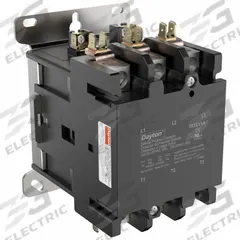 DAYTON Definite Purpose Magnetic Contactor: 3 Poles, 208-240V AC, 75 A, Non-Reversing (MPN 783XY1). Key specifications — Brand: DAYTON; Coil Voltage: 208/240V AC; Contactor Style: HVACR Definite Purpose Contactor; Mounting Style: Through Panel; Terminal Connection Type: Box Lugs; Maximum Voltage Rating: 600V AC; Phase: Three; Main Pole Contact Form: 3NO.