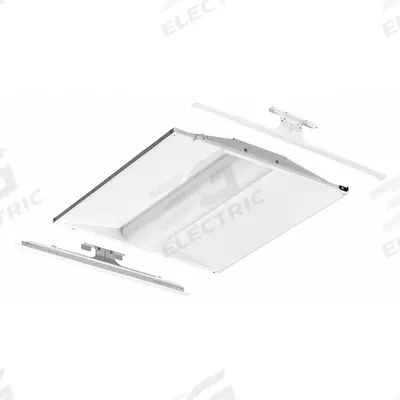 LITHONIA LIGHTING LED Retrofit Kit: 2 ft Lg, 2 ft Wd, 2,051 lm, 3500K, 16 W - LED Center-Basket Troffer Retrofit Kits