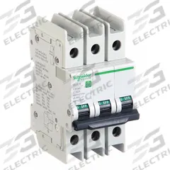 SCHNEIDER ELECTRIC IEC Miniature Circuit Breaker: 10 A Amps, 14kA at 120/240V AC, Screw Clamp, C (MPN M9F42310). Key specifications — DC Voltage Rating: Not Rated; Max. AIR Rating: 14kA at 120/240V AC; Terminal Connection: Screw Clamp; Brand: SCHNEIDER.