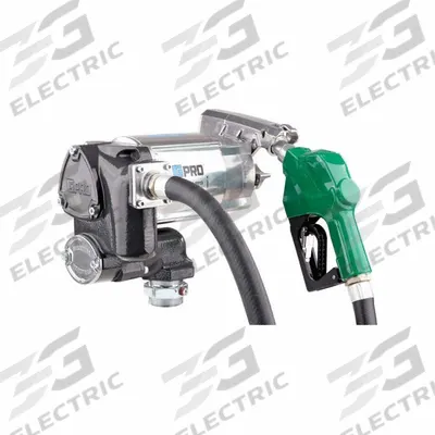 GPI Electric Drum Pump: 35 gpm Max. Flow Rate, 120/240 V AC, 1 hp HP, Pump with Hose & Nozzle - Bung-Mount AC-Powered Fuel Transfer Pumps