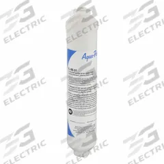 3M AQUA-PURE Inline Water Filter: 5 micron, 0.5 gpm, 10 3/8 in Overall Ht, 2 1/8 in Overall Dia (MPN 5617202). Key specifications — Filter Media: Carbon; Brand: 3M AQUA-PURE; Reduces: Chlorine Odor.