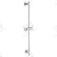 SPEAKMAN Shower Slide Bar: Metal, Polished Chrome Finish, 25 3/4 in Overall Ht, 4 5/8 in Overall Wd (MPN SA-1002). Key specifications — Finish: Polished Chrome; Product Type: Shower Slide Bar; Brand: SPEAKMAN; Material: Metal.