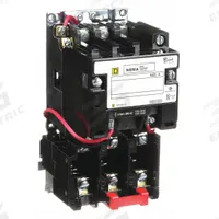 SQUARE D Magnetic Motor Starter: Non-Reversing, 3 Poles, NEMA Size 1, 27 A, 240V AC Coil (MPN 8536SCO3V03). Key specifications — Brand: SQUARE D; Coil Voltage: 220/240V AC; Phase: Three; Operator: None; Terminal Connection Type: Screw Clamp Terminals; Includes Pilot Light: No; Operator Controls: None; Auxiliary Contacts Included: No Auxiliary Contacts Included.