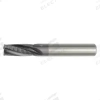 WIDIA HANITA Roughing End Mill: Carbide, TiAlN Coated, 3 Flute, Fine Pitch, 8 mm Mill Dia, 16 mm LOC (MPN 490608003RT)