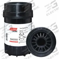 BALDWIN FILTERS Hydraulic Filter: B40050, M27 x 2.0 Thread Size, 6 7/8 in Overall Ht, Oil, Cummins. Key specifications — Baldwin Interchange: B40050; Brand: BALDWIN FILTERS; Compatible Vehicle Make: Cummins; Includes: Attached Gasket; Media Material: Cellulose.