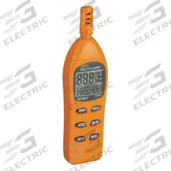 EXTECH Hygro Thermometer Psychrometer: Onboard, 7 in x 1.9 in x 1 in, -4°F to 122°F (MPN RH300). Key specifications — Brand: EXTECH; Calibration Certificate: Not Included.