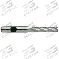 YG-1 Square End Mill: High Speed Steel, TiN Coated, 4 Flute, 3/8" Mill Dia, 1-1/2" LOC, 3-1/4" OAL (MPN 05055HN)
