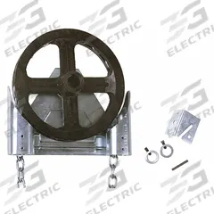 AMERICAN GARAGE DOOR SUPPLY Chain Hoist: Manual, Shaft Mount, Non-Handed, 1 to 1 (MPN CH101DD). Key specifications — Actuation Method: Manual; Drive Ratio: 1 to 1; Mounting Location: Shaft Mount; Brand: AMERICAN GARAGE DOOR SUPPLY; Handing Orientation: Non-Handed; Product Type: Chain Hoist.