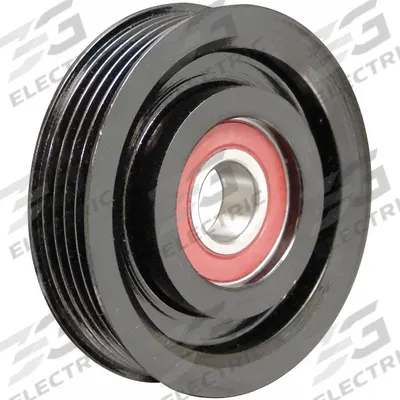 DAYCO Idler Pulley: Idler Pulley, 89049, Serpentine, Ribbed, Flanged Flange, 4 Grooves - Ribbed V-Belt Idler Pulleys for Vehicles