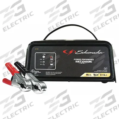 SCHUMACHER ELECTRIC Battery Charger: Boosting/Charging/Maintaining, Auto, For AGM/Lead Acid - Benchtop Battery Chargers