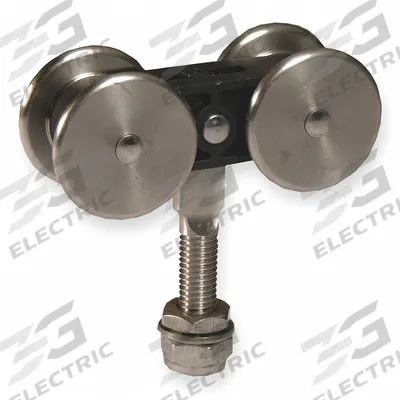 PEMKO Hanger: 3 3/8 in Wd - Hanging Door Rollers
