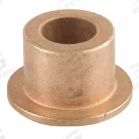 BUNTING BEARINGS Flanged Sleeve Bearing: Bronze, 1 3/4 in Bore, 2 1/4 in OD, 2 1/2 in Lg (MPN DPEF283640). Key specifications — Brand: BUNTING BEARINGS.