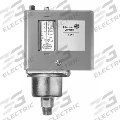 JOHNSON CONTROLS Steam Pressure Control: SPST, Open on Rise, 0 psi to 15 psi Pressure - Steam Pressure Limit Controls